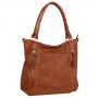 -30% FIRENZE BAGS camel ruda klasyczna skórzana torebka torba A4