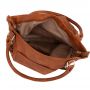 -30% FIRENZE BAGS camel ruda klasyczna skórzana torebka torba A4