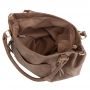 -30% FIRENZE BAGS taupe cappuccino klasyczna skórzana torebka torba A4