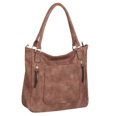 -30% FIRENZE BAGS różowy beż klasyczna skórzana torebka torba A4