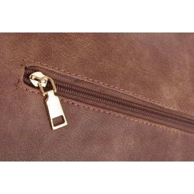 -30% FIRENZE BAGS różowy beż klasyczna skórzana torebka torba A4