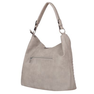 -33% FASHION BAGS - SZARA klasyczna skórzana torebka torba worek modna skóra A4 pikowana