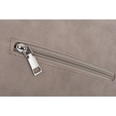 -33% FASHION BAGS - SZARA klasyczna skórzana torebka torba worek modna skóra A4 pikowana