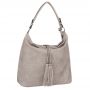 -33% FASHION BAGS - SZARA klasyczna skórzana torebka torba worek modna skóra A4 pikowana
