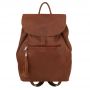 -25% Vintage skórzany camel rudy plecak torba A4 miękka SKÓRA NATURALNA
