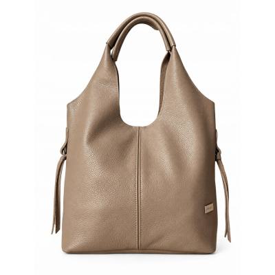 - HIT - TAUPE TOREBKA SKÓRA NATURALNA SHOPPER A4 TORBA SKÓRZANA