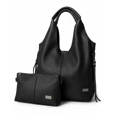 - HIT - CZARNA TOREBKA SKÓRA NATURALNA SHOPPER A4 TORBA SKÓRZANA