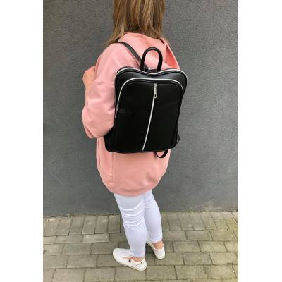 MAGIC BAGS camel rudy skórzany plecak modna torba A4