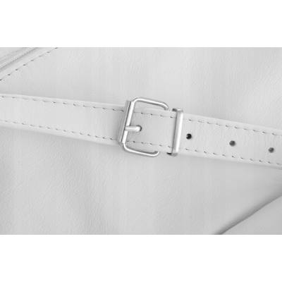 biała torebka plecak skóra naturalna 2w1