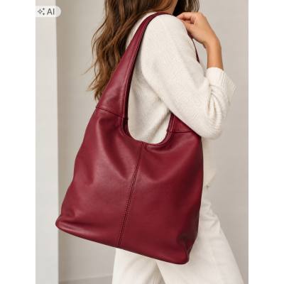 - BORDOWA TOREBKA SKÓRA NATURALNA SHOPPER BAG