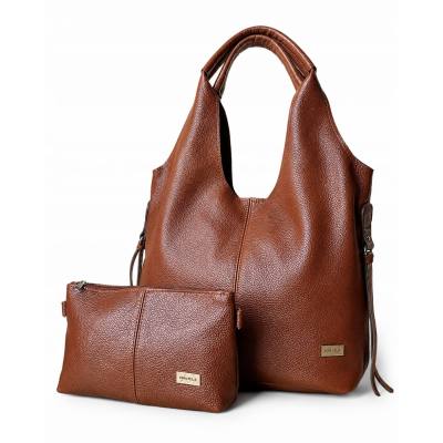 - HIT - BRĄZOWA TOREBKA SKÓRA NATURALNA SHOPPER A4 TORBA SKÓRZANA