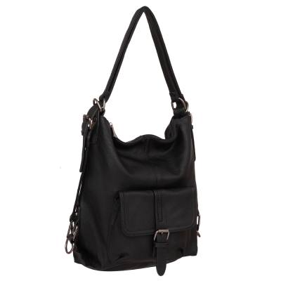 JGL CZARNA TOREBKA PLECAK 2w1 WOREK TORBA SHOPPER A4