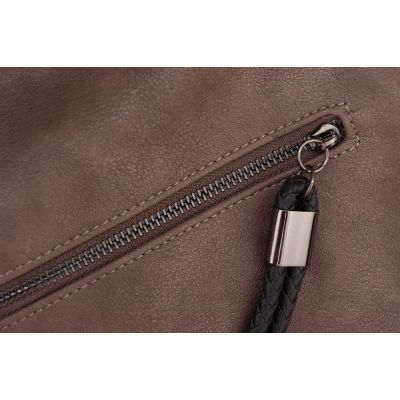 -30% CAPPUCCINO klasyczna skórzana torebka torba worek modna skóra A4