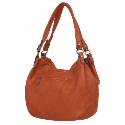 -30% CAMEL RUDA skórzana torebka torba worek modna skóra troczek