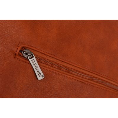 -30% CAMEL RUDA skórzana torebka torba worek modna skóra troczek