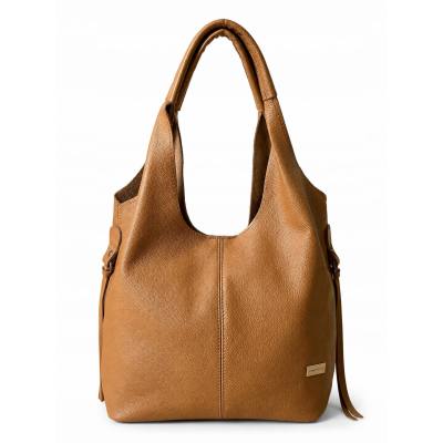 - HIT - MUSZTARDOWA TOREBKA SKÓRA NATURALNA SHOPPER A4 TORBA SKÓRZANA