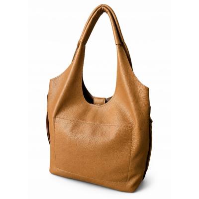 - HIT - MUSZTARDOWA TOREBKA SKÓRA NATURALNA SHOPPER A4 TORBA SKÓRZANA