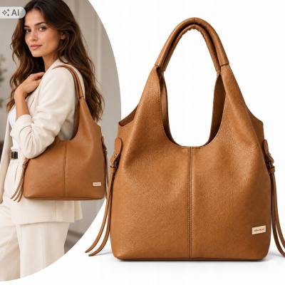 - HIT - MUSZTARDOWA TOREBKA SKÓRA NATURALNA SHOPPER A4 TORBA SKÓRZANA