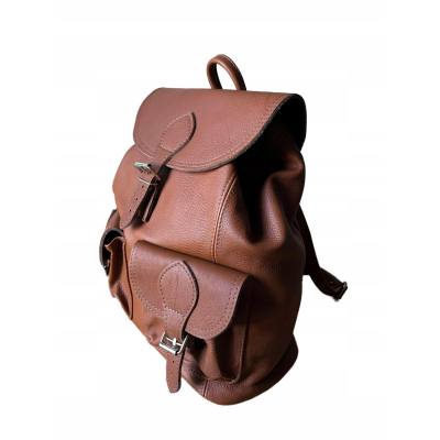 -25% Skórzany rudy camel plecak torba A4 miękka SKÓRA NATURALNA