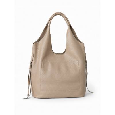 - HIT - CAPPUCCINO TOREBKA SKÓRA NATURALNA SHOPPER A4 TORBA SKÓRZANA