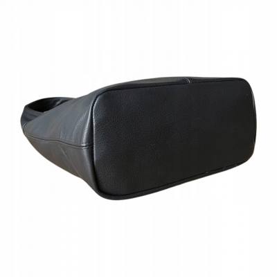 - CZARNA TOREBKA SKÓRA NATURALNA SHOPPER BAG