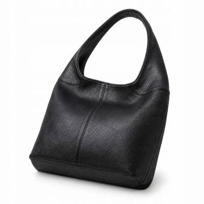 - CZARNA TOREBKA SKÓRA NATURALNA SHOPPER BAG