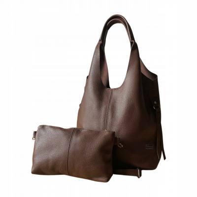 - HIT - CZEKOLADOWA TOREBKA SKÓRA NATURALNA SHOPPER A4 TORBA SKÓRZANA