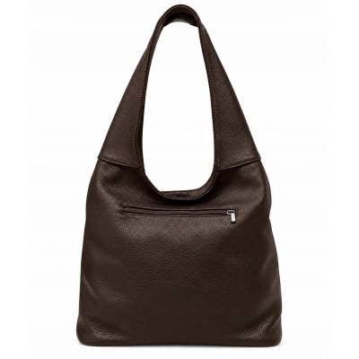 - CZEKOLADOWA TOREBKA SKÓRA NATURALNA SHOPPER BAG