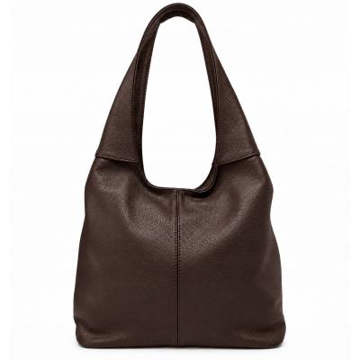 - CZEKOLADOWA TOREBKA SKÓRA NATURALNA SHOPPER BAG