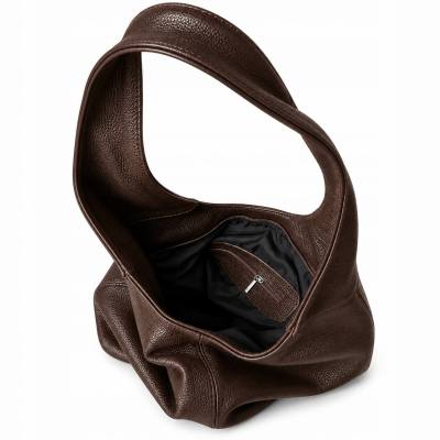 - CZEKOLADOWA TOREBKA SKÓRA NATURALNA SHOPPER BAG