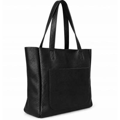 - CZARNA TOREBKA SKÓRA NATURALNA SHOPPER BAG