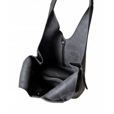 Czarna torebka Shopper torebka A4 worek klasyczna torba MaxFly