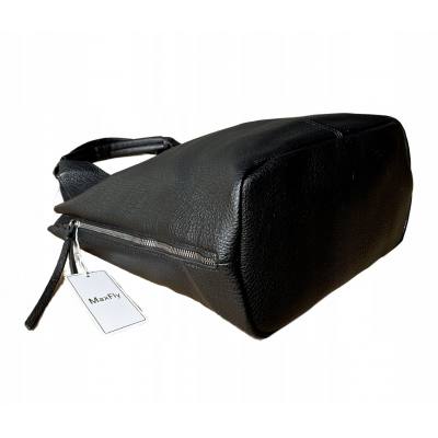 Czarna torebka Shopper torebka A4 worek klasyczna torba MaxFly