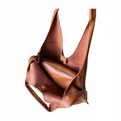 Camel ruda torebka Shopper brązowa torebka A4 worek klasyczna torba MaxFly