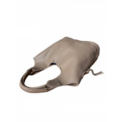 - HIT - TAUPE TOREBKA SKÓRA NATURALNA SHOPPER A4 TORBA SKÓRZANA