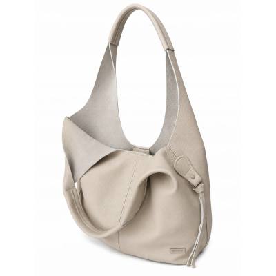- HIT - BEŻOWA TOREBKA SKÓRA NATURALNA SHOPPER A4 TORBA SKÓRZANA