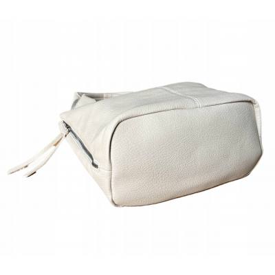 Beżowa torebka Shopper torebka A4 worek klasyczna torba MaxFly