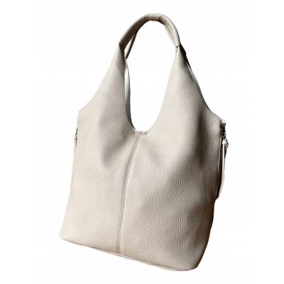 Beżowa torebka Shopper torebka A4 worek klasyczna torba MaxFly