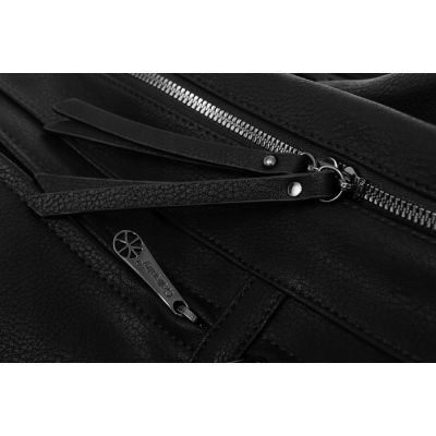 -25% czarna torebka plecak worek Gallantry 2w1 A4 torba
