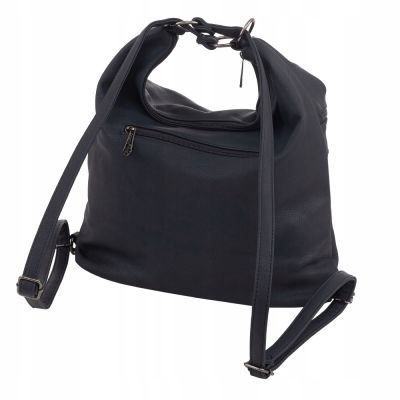 -25% granatowa torebka plecak worek Gallantry 2w1 A4 torba