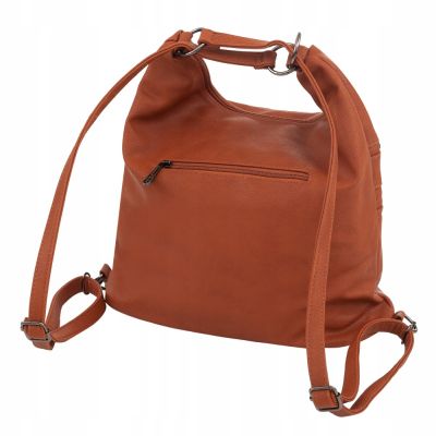 -25% camel ruda torebka plecak worek Gallantry 2w1 A4 torba