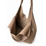 - HIT - TAUPE TOREBKA SKÓRA NATURALNA SHOPPER A4 TORBA SKÓRZANA