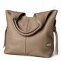- HIT - TAUPE TOREBKA SKÓRA NATURALNA SHOPPER A4 TORBA SKÓRZANA