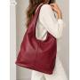 - BORDOWA TOREBKA SKÓRA NATURALNA SHOPPER BAG