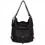 JGL CZARNA TOREBKA PLECAK 2w1 WOREK TORBA SHOPPER A4