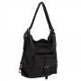 JGL CZARNA TOREBKA PLECAK 2w1 WOREK TORBA SHOPPER A4
