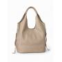 - HIT - CAPPUCCINO TOREBKA SKÓRA NATURALNA SHOPPER A4 TORBA SKÓRZANA