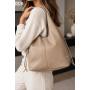 - HIT - CAPPUCCINO TOREBKA SKÓRA NATURALNA SHOPPER A4 TORBA SKÓRZANA