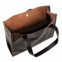 -25% CZARNA SKÓRZANA TOREBKA XL SKÓRA NATURALNA shopper