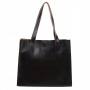 -25% CZARNA SKÓRZANA TOREBKA XL SKÓRA NATURALNA shopper